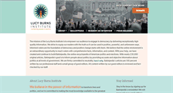 Desktop Screenshot of lucyburns.org